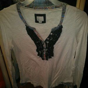 LN 9HI5 STCL Cute Fitted Blouse SZ XS